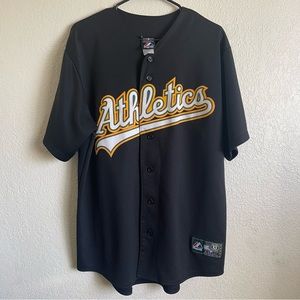 Oakland Athletics Jersey Black Majestic